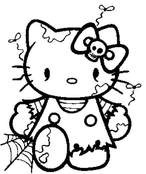 Hello Kitty design for Halloween